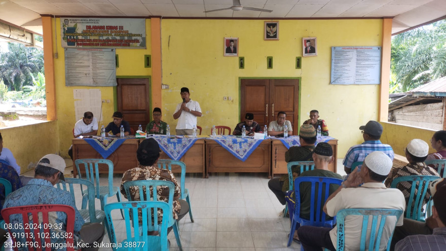 MUSYAWARAH MENINDAK LANJUTI PENDIRIAN RUMAH IBADAH GEREJA PANTEKCOSTA DI DUSUN 3 DESA JENGGALU